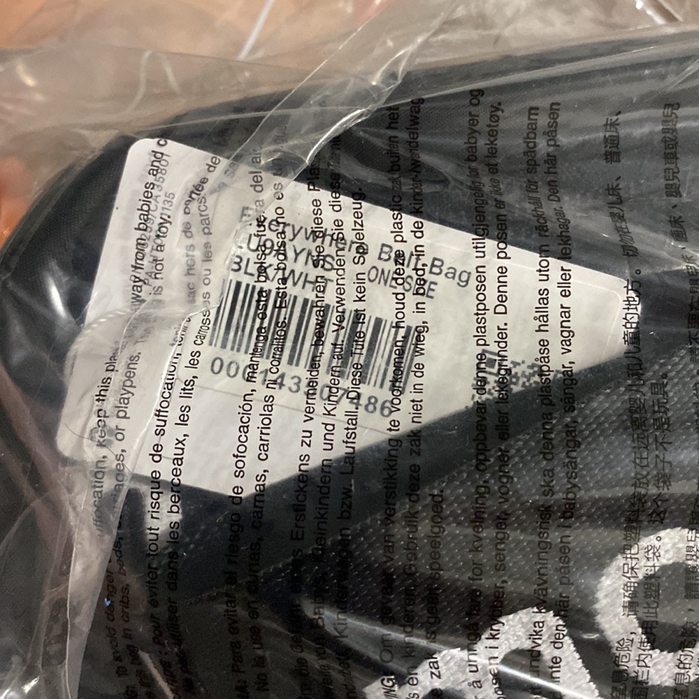 NWT Lululemon Everywhere Belt Bag Black White Logo Wordmark - Picture 9 of 9